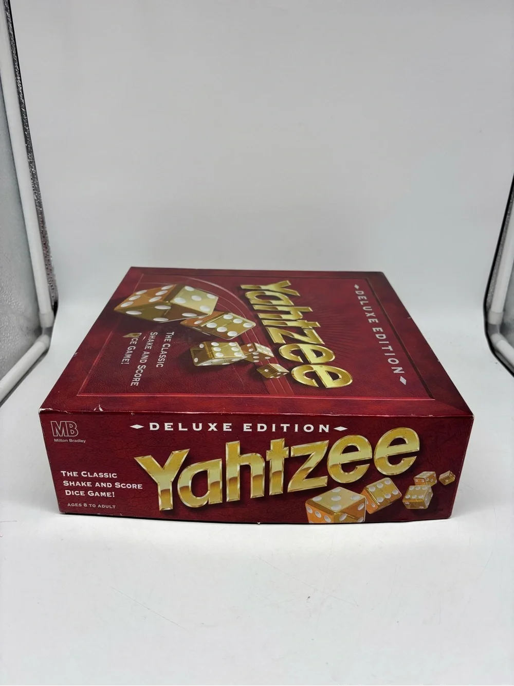 Vintage 1997 Yahtzee Deluxe Edition Gold Die COMPLETE